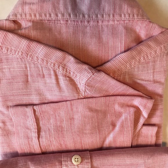 Men's Izod Saltwater Relaxed Classic Button-down Shirt XLT - Picture 7 of 10